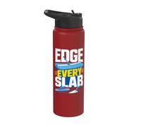 Concrete Finisher Edger Trowel Stainless Steel Insulated Water Bottle