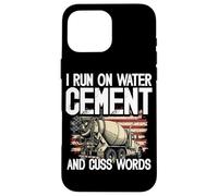 Concrete Finisher & Road Construction Worker Case for iPhone 16 Pro Max
