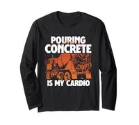 Concrete Finisher & Road Construction Worker Long Sleeve T-Shirt