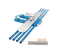 Concrete Float 1200x200mm/1200x300mm Finishing Bull with 4 Handle Round End Drywall Construction Tools Cement Trowel for DIY Use(Red 1200x300mm)