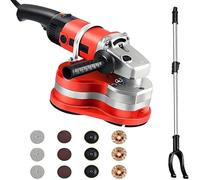 Concrete Floor Grinder 2800W - 3-Head 6-Speed Sander Planer for Cement, Marble & Granite, 90° Edge Grinding Without Dead Ends