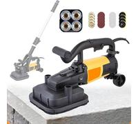 Concrete Floor Grinder 3800W, 6 Speed Planetary Polisher, Walk Behind Grinder, Handheld Drywall Sander Machine 6000 RPM for Concrete Surfaces