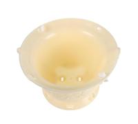 Concrete Flower Pot Mold for Garden Planter Crafting Your Own | Plaster and Cement Shaper Form, Cactus or Bonsai Pot Use, Beige Plastic Size 35x35x24cm