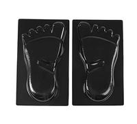 Concrete Footprint Mold Set, Reusable Left and Right, Durable Material - Easy to Use for Plaster Resin Cement, Create Unique Garden Pathways Stepping Stones for Yard and