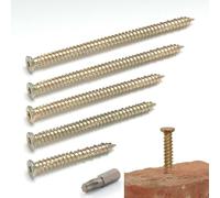 Concrete Frame Fixing Screws - Frame Screws Heavy Duty 7.5mm x 150mm - 20 Pack with T30 Torx Driver Bit