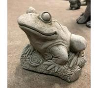 Concrete garden frog Stone frog figurine Frog garden statue Cement frog decor Concrete animal sculpture Pound decoration Backyard gift Crazy frog figure Concrete frog statue Garden frog sculpture