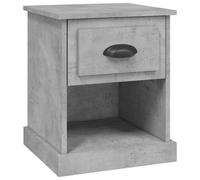 (concrete grey, 1 pcs) vidaXL Bedside Cabinet Side Table Nightstand Side Cabinet Engineered Wood