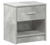 (concrete grey, 1 pcs) vidaXL Bedside Cabinet with Drawer Nightstand Bed Side Table Bed Cabinet