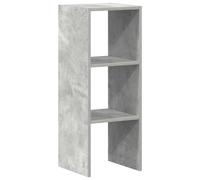 (concrete grey, 1 pcs) vidaXL Bookcases Stackable Bookshelf Storage Shelf Book Stand Engineered Wood