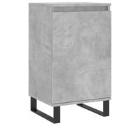(concrete grey, 1 pcs) vidaXL Sideboard Storage Side Cabinet Cupboards 2 pcs White Engineered Wood