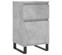 (concrete grey, 1 pcs) vidaXL Sideboards Storage Cabinet Cupboard 2 pcs Smoked Oak Engineered Wood