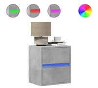 Wall-Mounted Bedside Cabinet Drawer Storage Shelf Display Floating Nightstand Uk