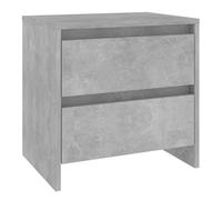 vidaXL Bedside Cabinet Concrete Grey 45x34.5x44.5 cm Engineered Wood