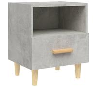 (concrete grey, 1) vidaXL 1/2x Bedside Cabinet Drawer Cabinet Home Telephone Stand Multi Colours