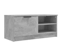 (concrete grey, 1) vidaXL 1/2x TV Cabinet Engineered Wood Media Unit HiFi Cabinet Multi Colours