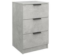 (concrete grey, 1) vidaXL Bedside Cabinets Night Stand End Table Side Table Bed Drawer Cabinet