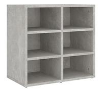 (concrete grey, 1) vidaXL Shoe Cabinet Hallway Wall Mounted Shoe Storage Rack Shelf Cupboard