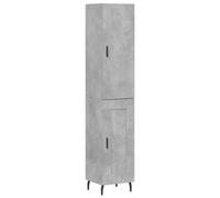 (concrete grey, 1 wood door) vidaXL Highboard Sideboard Cupboard Side Board Storage Cabinet Engineered Wood