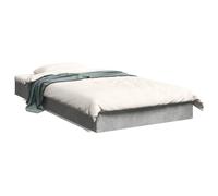(concrete grey, 100 x 200 cm/ 17 cm) vidaXL Bed Frame Bed Base Sonoma Oak 75x190 cm Small Single Engineered Wood