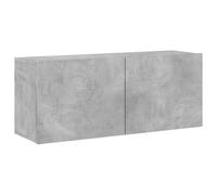 (concrete grey, 100 x 30 x 41 cm/ 1 pcs) vidaXL TV Cabinets Wall-mounted Floating TV Unit Floating Shelves TV Stand