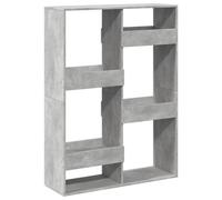 (concrete grey, 100 x 33 x 135 cm) vidaXL Room Divider Privacy Screen Room Partition Bookcase Engineered Wood