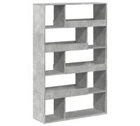 (concrete grey, 100 x 33 x 156.5 cm) vidaXL Room Divider Privacy Screen Room Partition Bookcase Engineered Wood