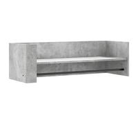 (concrete grey, 100 x 35 x 30.5 cm) vidaXL Wall Shelf Floating Shelf Hanging Wall Storage Shelf Engineered Wood