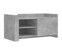 vidaXL Coffee Table Concrete Grey 100x50x50 cm Engineered Wood, Grey