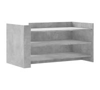 vidaXL Coffee Table Concrete Grey 100x50x50 cm Engineered Wood, Grey