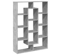vidaXL Book Cabinet Concrete Grey 102x29x143 cm Engineered Wood