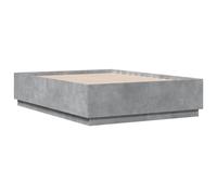 (concrete grey, 120 x 190 cm) vidaXL Bed Frame Bedroom Bed Base Bedstead Mattress Foundation Engineered Wood