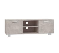 (Concrete grey, 120 x 40.5 x 35 cm (W x D x H)) vidaXL TV Cabinet Entertainment Centre TV Stand Media TV Unit Engineered Wood
