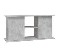 vidaXL Aquarium Stand Engineered Wood Concrete Grey 121 x 41 x 58 cm 4-Compartment Cabinets