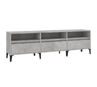 vidaXL TV Cabinet Concrete Grey 150x30x44.5 cm Engineered Wood