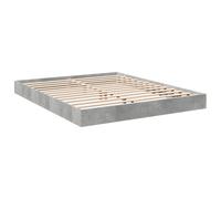 (concrete grey, 160 x 200 cm/ 17 cm) vidaXL Bed Frame Bedroom Bed Base Bedstead White 120x200 cm Engineered Wood