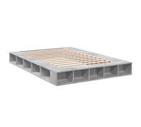 (concrete grey, 160 x 200 cm) vidaXL Bed Frame Home Bed Base Brown Oak 180x200 cm Super King Engineered Wood