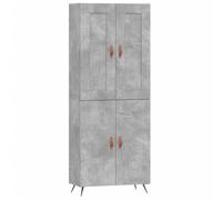 (concrete grey, 2 doors) vidaXL Highboard Sideboard Tall Storage Cabinet Side Cabinet Engineered Wood
