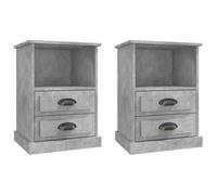 Bedside Cabinets Side Table Nightstand Bedroom Bed Cabinet Bed Table vidaXL