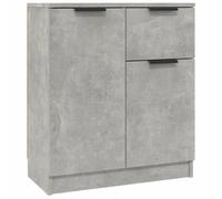 (concrete grey, 214) vidaXL Sideboard Cabinet Home Organiser Cupboard Side Cabinet Engineered Wood