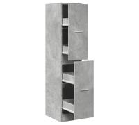 vidaXL Apothecary Cabinet Concrete Grey 30x41x144.5 cm Engineered Wood