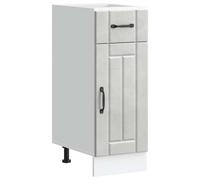 (concrete grey, 30 x 46 x 81.5 cm) vidaXL Oven Cabinets Kitchen Cabinet Oven Unit 2 pcs Kalmar Engineered Wood