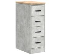 (concrete grey, 30 x 51 x 85 cm/ 1 pcs) vidaXL Garage Storage Cabinet Solid Wood Pine cabinet