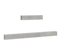 (Concrete grey, 4) vidaXL 8x TV Cabinets Chipboard Living Room Furniture TV Unit Multi Colours