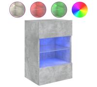 TV Wall Cabinets with LED Lights TV Wall Unit Storage Floating TV Unit vidaXL