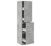 vidaXL Apothecary Cabinet Concrete Grey 40x41x174.5 cm Engineered Wood