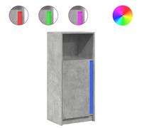 (concrete grey, 42.5 x 34 x 100 cm) vidaXL Sideboard with LED Side Cabinet Highboard Engineered Wood