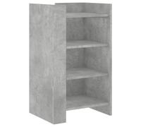 (concrete grey, 45 x 35 x 75 cm) vidaXL Sideboard Home Storage Cupboard Cabinet Highboard White Engineered Wood