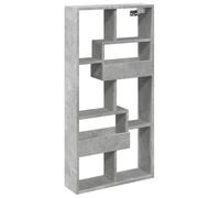 vidaXL Wall Cabinet Concrete Grey 50x15x100 cm Engineered Wood