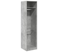 (concrete grey, 50 x 50 x 200 cm/ 1 shelf piece) vidaXL Wardrobe Clothing Storage Hanger Clothes Cabinet Closet Engineered Wood
