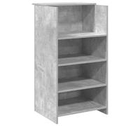 (concrete grey, 55 x 50 x 103.5 cm) vidaXL Reception Desk Smoked Oak 55x50x103.5 cm Engineered Wood